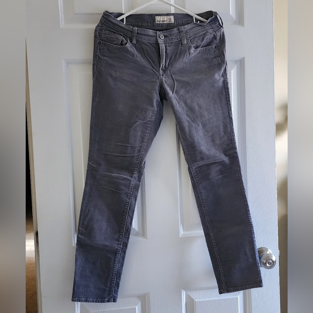 Old Navy Gray Corduroy Pants